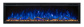 Modern Flames Spectrum Slimline 60" Wall Mount or Built-In Linear Fireplace, Electric (SPS-60B)